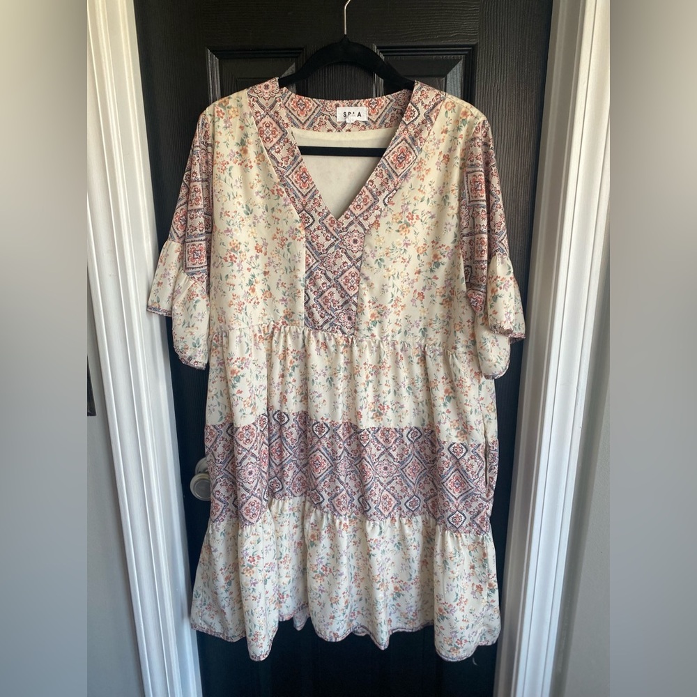 SPLA Babydoll Floral Dress-Size L